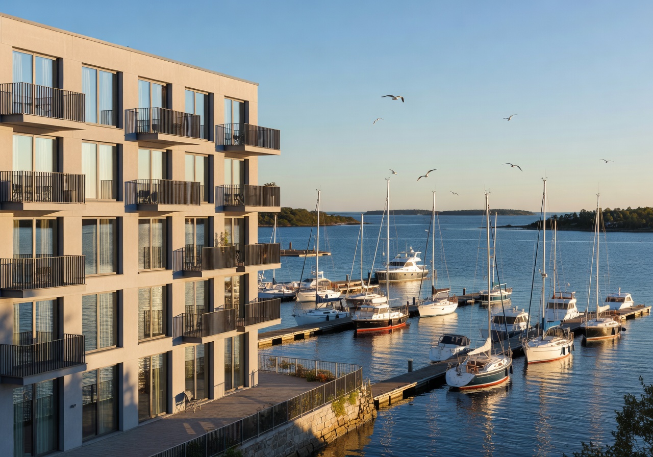 Hotell Arkipelag marina view in Mariehamn Aland Islands