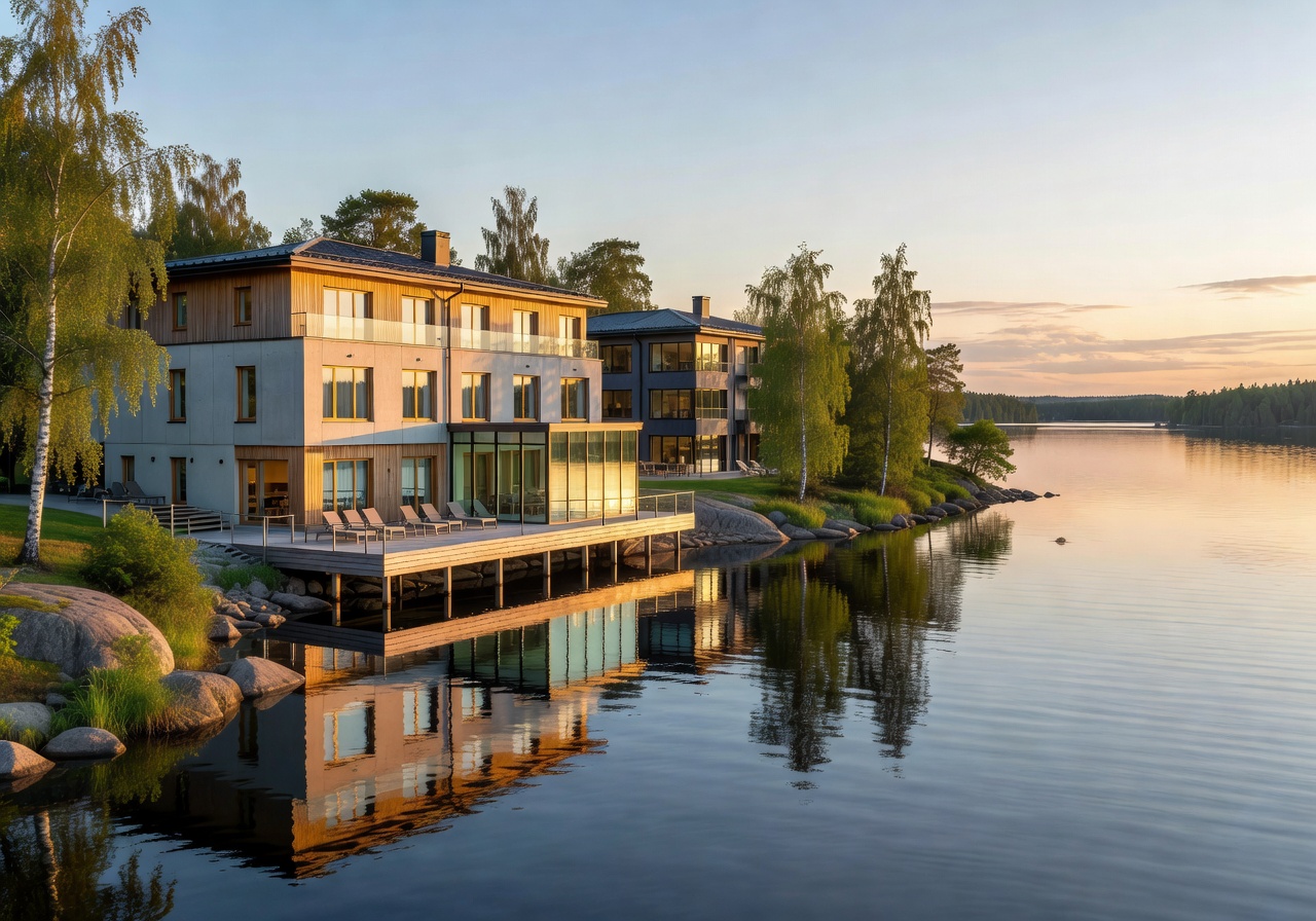 Spahotel Casino lakeside resort in Savonlinna